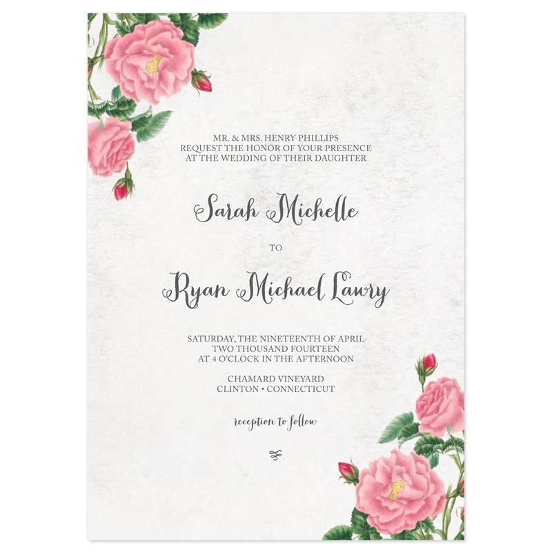 contoh wedding invitation