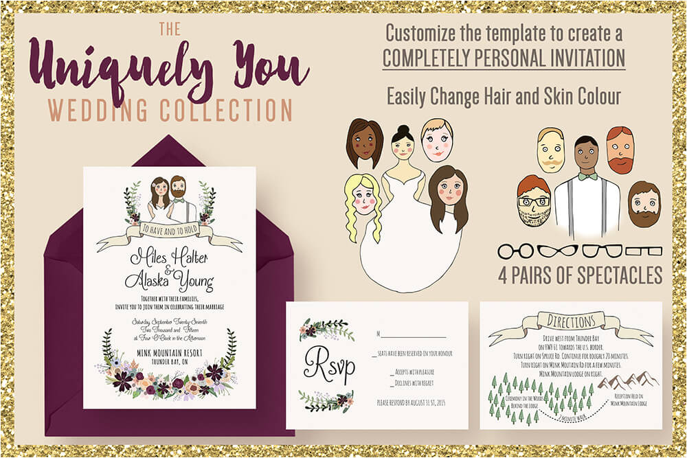 50 examples of wonderfully designed wedding invitations