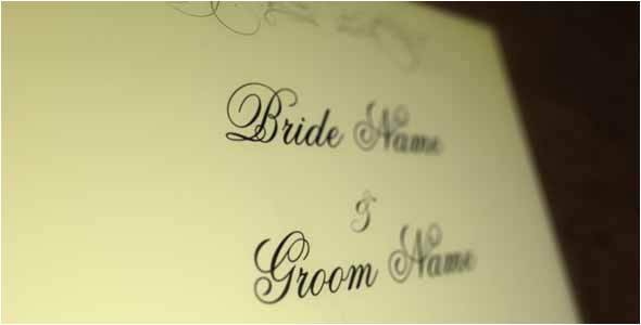 wedding after effects template