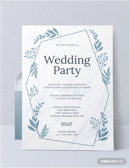 wedding invitation mockup