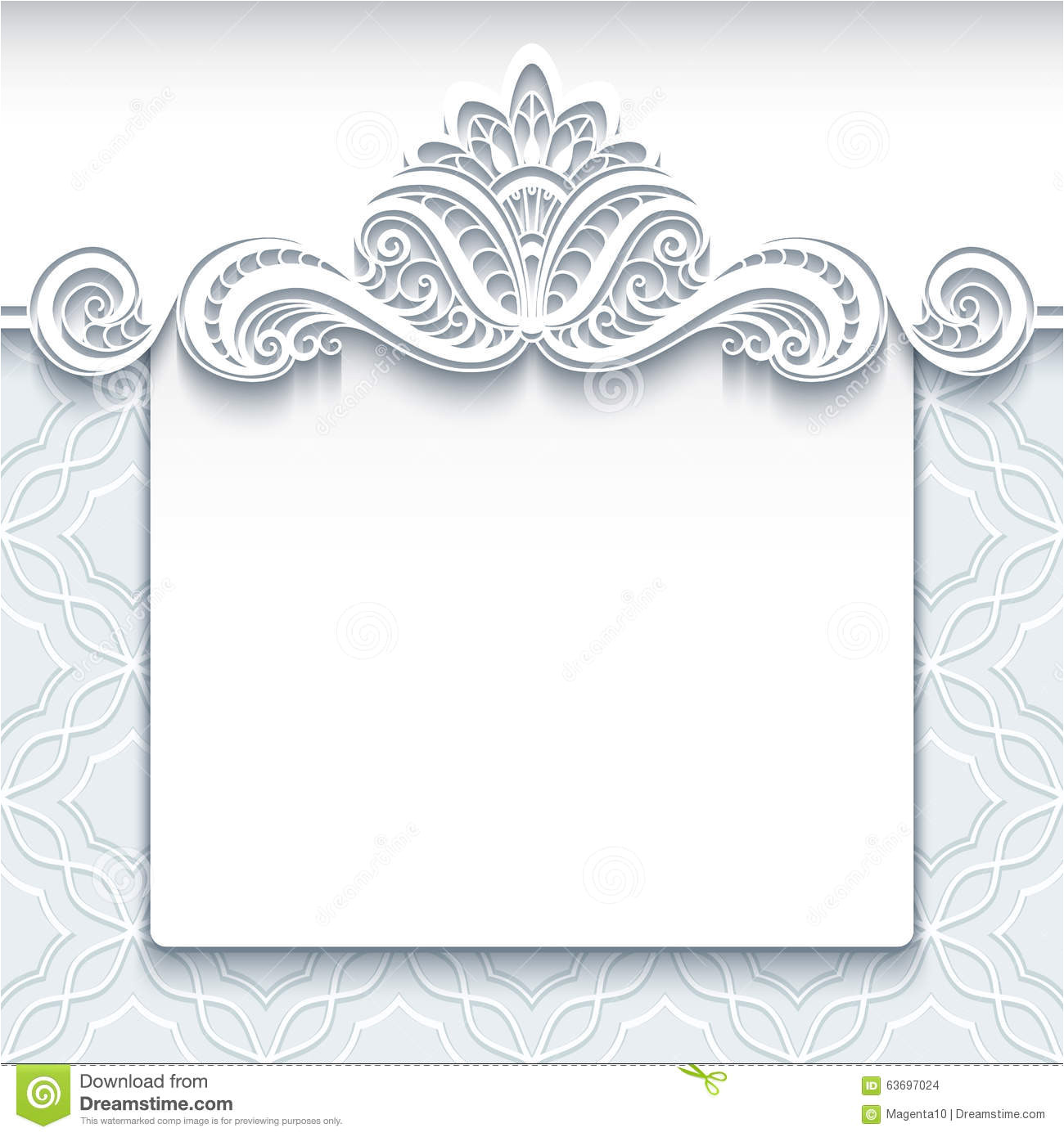 stock illustration white lace background wedding invitation template elegant neutral color save date card decorative pattern image63697024