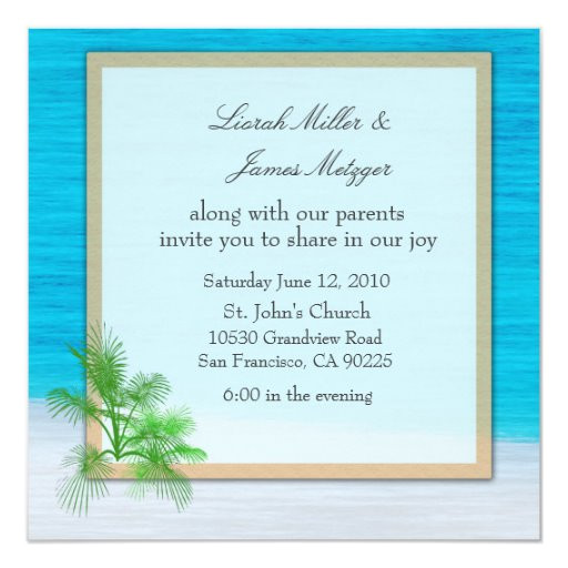 beach wedding invitation template 161693678536733096
