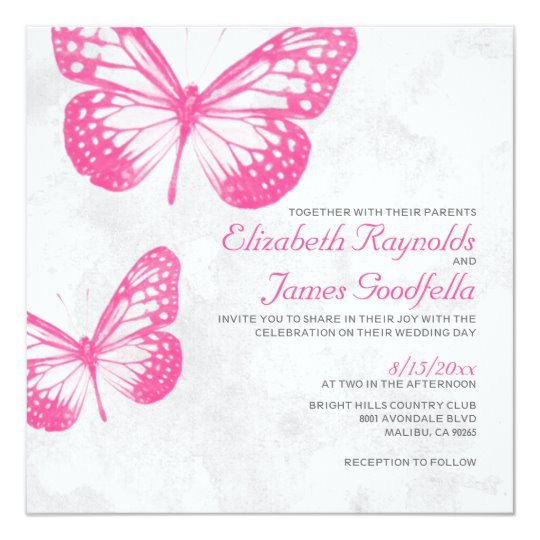 butterfly wedding invitations 161450926183882875