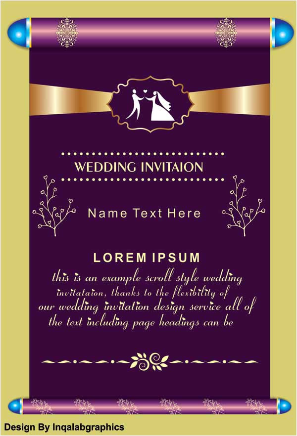 wedding invitation templates free vector photo
