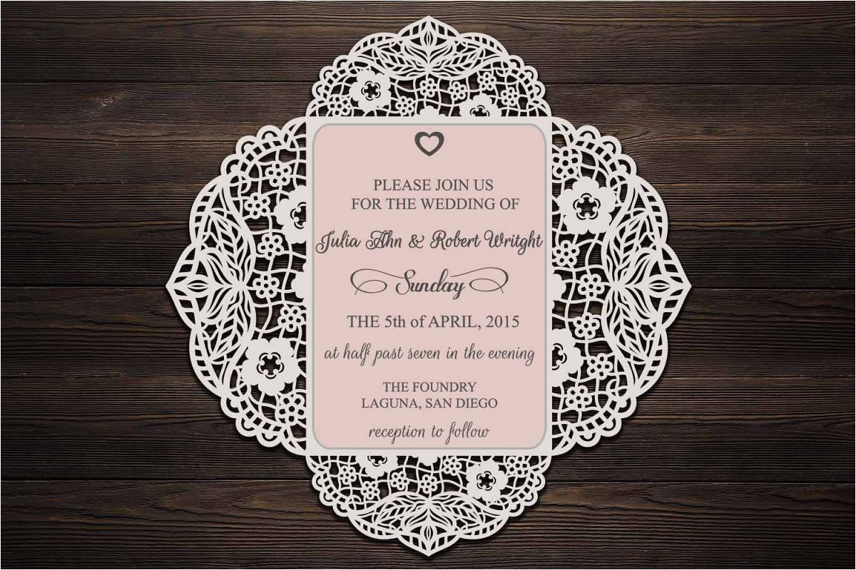 96225 four fold wedding invitation cricut wedding invitation svg