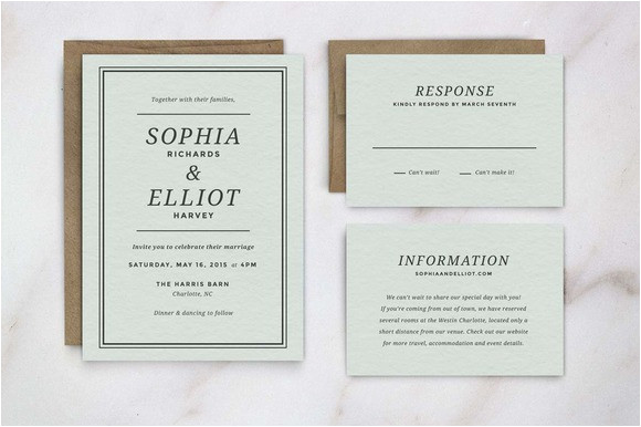 139893 wedding invitation template suite