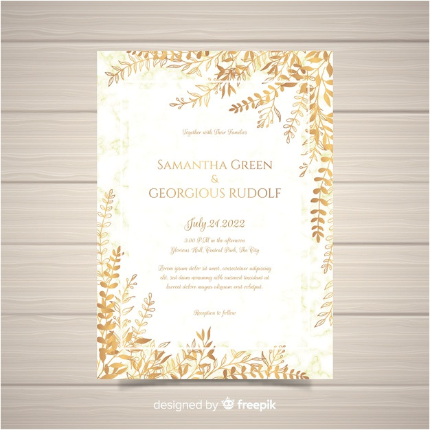 elegant wedding invitation card template 4792200