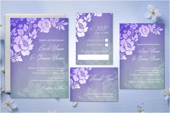 diy printable wedding invitation