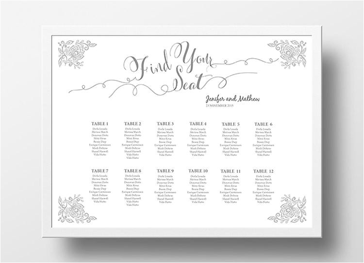copy of wedding invitation stationary set diy editable ms word template lace white and silver grey 6