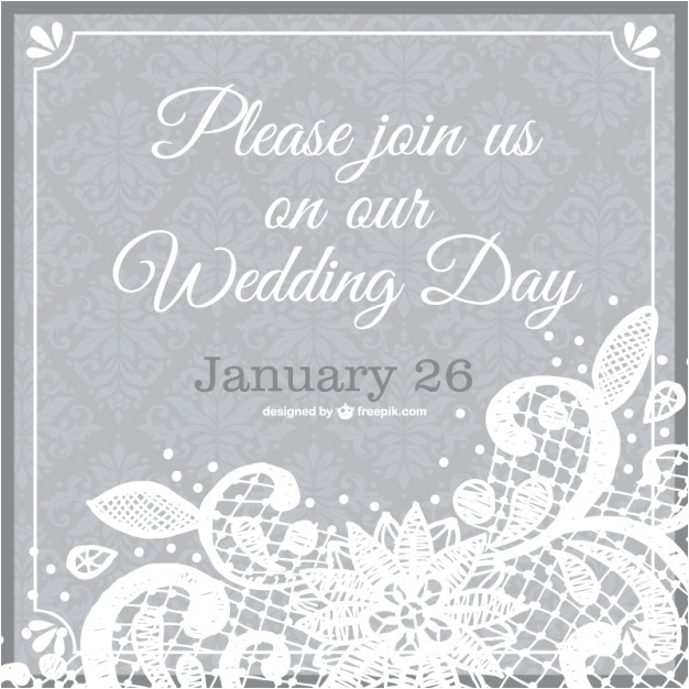 wedding invitation lace template 714339