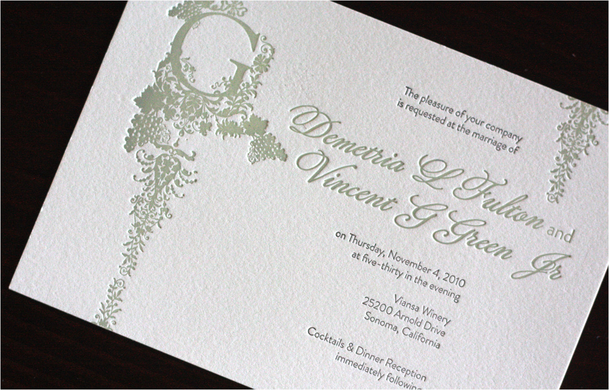 demi vincents victorian vineyard wedding invitations