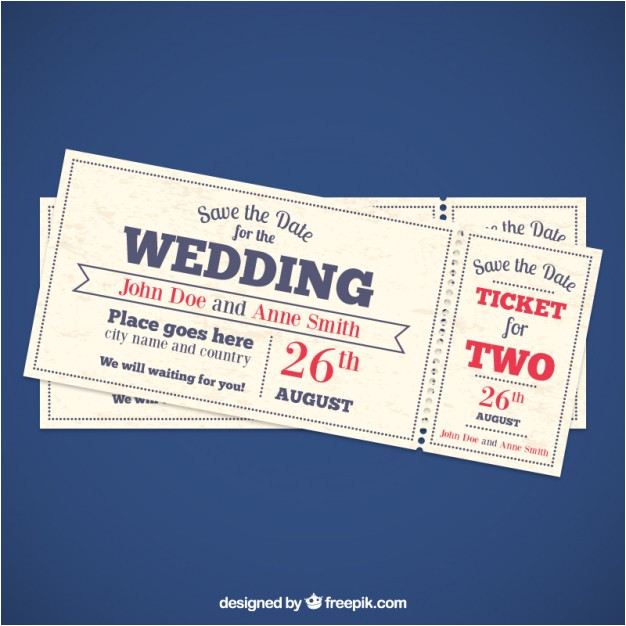 wedding invitation tickets 802427