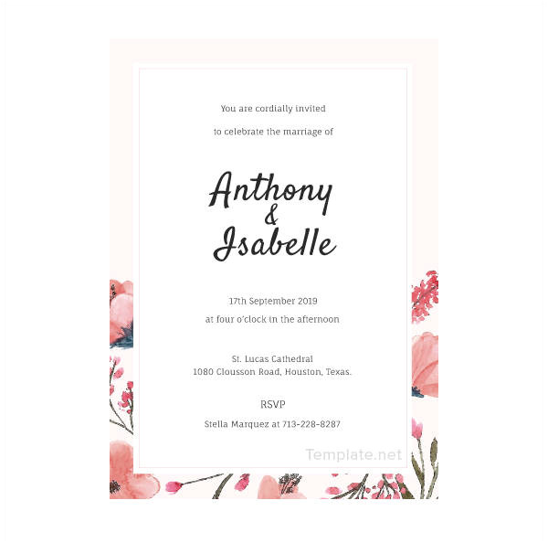 blank wedding invitations