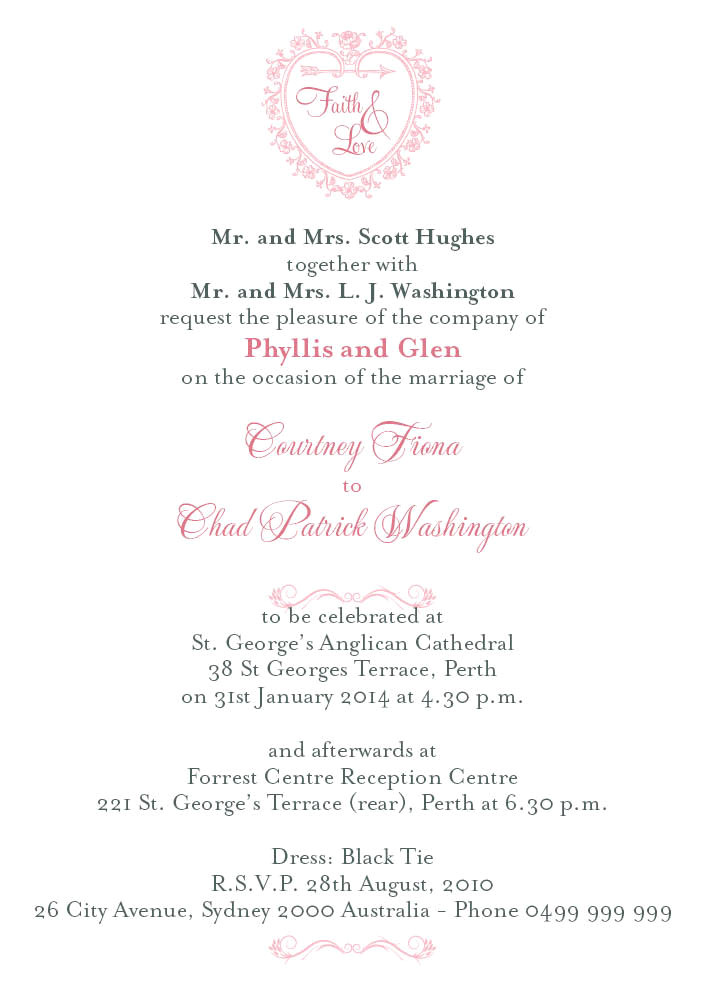 wedding invitation wording no gifts