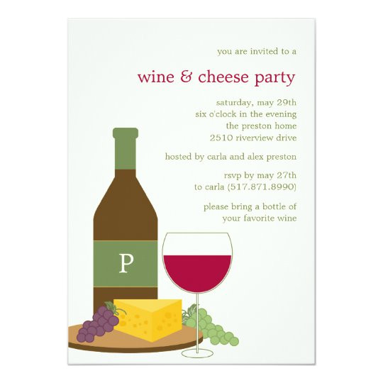 wine and cheese party invitations 161427708777832464