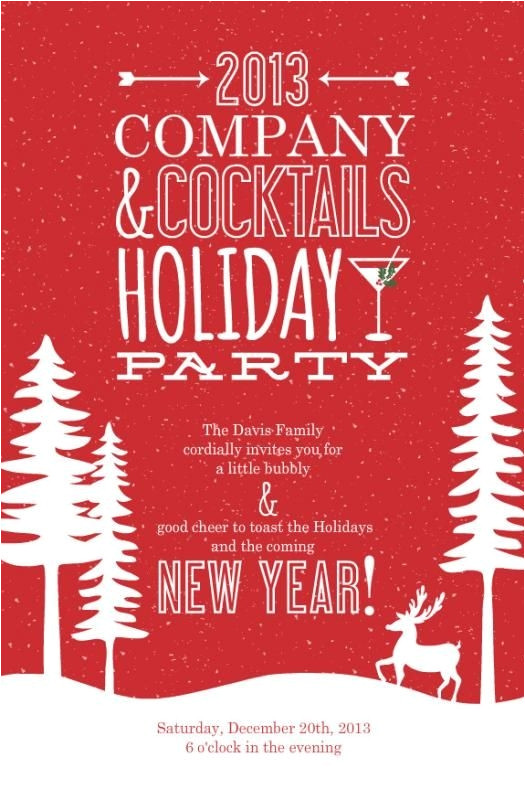 awesome company christmas party invitation templates free ideas