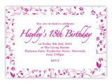 18 Year Old Birthday Party Invitations 18th Birthday Invitation Card Maker Free