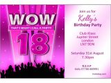 18 Year Old Birthday Party Invitations 18th Birthday Party Invitations