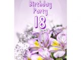 18 Year Old Birthday Party Invitations Birthday Party Invitation 18 Years Old 5" X 7" Invitation