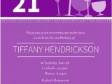 21 Birthday Invitations Free Cocktail Glasses 21st Birthday Invitations
