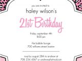 21 Birthday Invitations Templates Free 21st Birthday Invitation Ideas A Birthday Cake