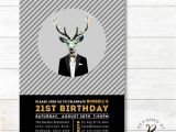 21st Birthday Invitations Male 21st Birthday Invitation Adult Birthday Invitations for