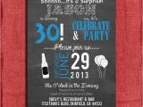 21st Birthday Invitations Male Surprise 21st 30th 40th 50th Chalkboard Style Birthday