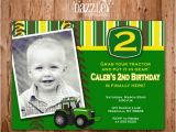 2nd Birthday Invitations Boy Templates Free Printable Boys Tractor Birthday Invitation John Deere