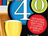 40th Birthday Invitation Wording for Man 40th Birthday Surprise Party Invitations Beer Men by