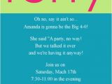 40th Birthday Invite Wording Funny Invitations for 40th Birthday Quotes Quotesgram