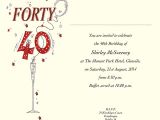 40th Birthday Party Invitation Wording 40th Birthday Invitation Wording Ideas