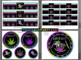 420 Party Invitations Printable 420 Party Decorations