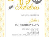 50th Birthday Party Invitation Templates Free 50th Birthday Party Invitations Templates