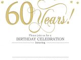 60th Birthday Invites Free Template Free Printable 60th Birthday Invitation Templates