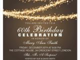 60th Birthday Party Invitation Templates Free Download 60th Birthday Invitation Card Template Free Download