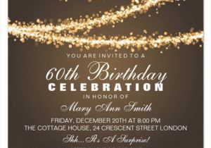 60th Birthday Party Invitation Templates Free Download 60th Birthday Invitation Card Template Free Download