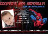 7th Birthday Invitation for Boy Spiderman theme Cu896 Spiderman Birthday Invitation Boys themed