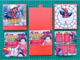 7th Birthday Invitation for Boy Spiderman theme Lenard Spiderman themed 7th Birthday Invitation Stunro