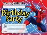 7th Birthday Invitation for Boy Spiderman theme Spiderman Childrens Birthday Party Invitations Invites