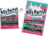 90s Party Invitation Template 90 S Party 90 S themed 21st Birthday Party