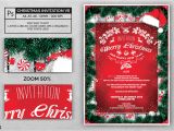 A5 Party Invitation Template Christmas Invitation Template V6 by Lou606 Graphicriver