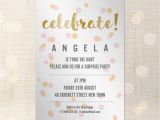 A5 Party Invitation Template Party Invitation Customisable A5 Indesign Template