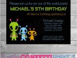 Alien Birthday Invitations Alien Birthday Invitation Alien Party Out Of This World