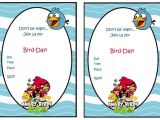 Angry Birds Birthday Party Invitation Template Free 68 Best Angry Birds Images On Pinterest