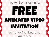 Animated Party Invitations Free How to Make A Free Animated Video Invitation Mad In Crafts