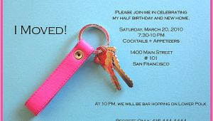 Apartment Warming Party Invitation Wording Come Party with Me Half Birthday Housewarming Invite