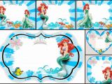 Ariel Birthday Invitations Printable the Little Mermaid Free Printable Invitations Cards or