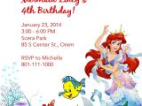 Ariel Birthday Party Invitations Printable 8 Best Of Ariel Free Birthday Printables Little