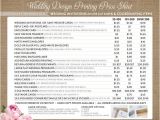 Average Cost for 100 Wedding Invitations Printing Price List for Wedding Invitations and Coordinating