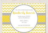 Baby and Bridal Shower Combined Invitations Items Similar to Chevron and Dots Custom Baby Shower